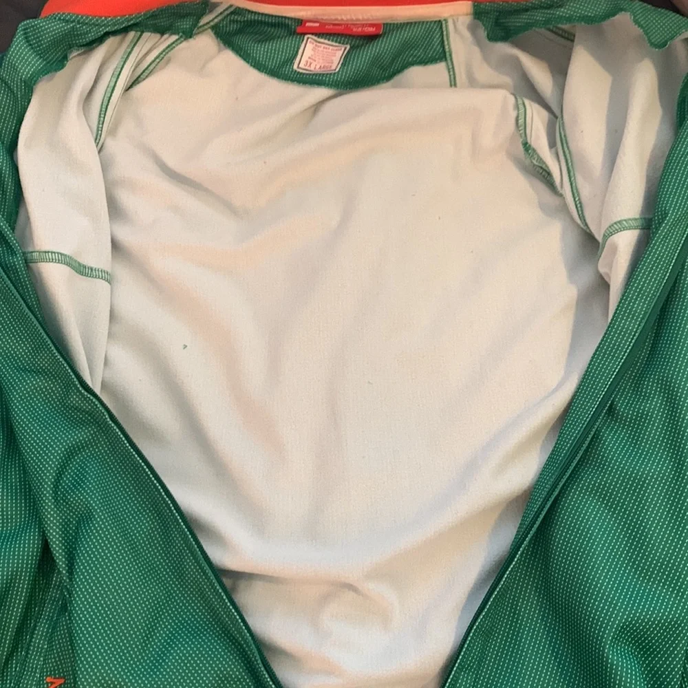 Mens New Era 3XL Green FAMU Florida A&M University Jacket Used - Picture 8 of 9